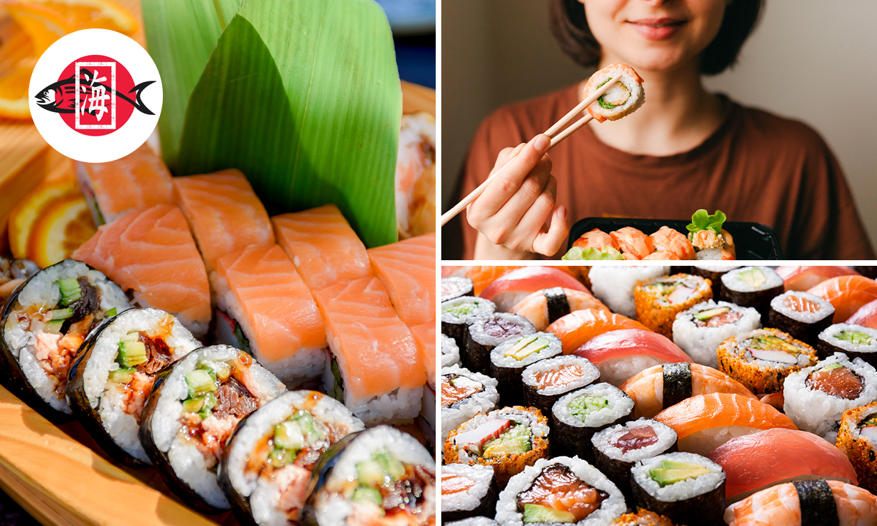 Sushiboot voor 2 personen (30 of 44 stuks) bij Kaai Sushi & Seafood