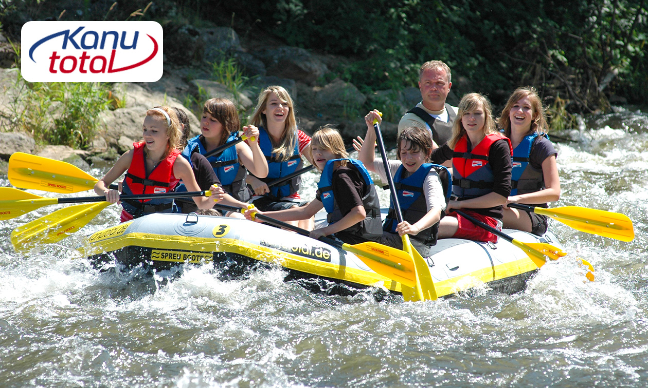 Rafting Tour über 12 Km für 1 oder 2 Personen