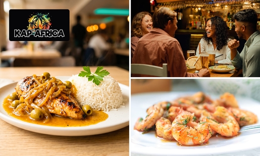 Menu découverte en 2 ou 3 services au choix + apéritif chez Kap Africa