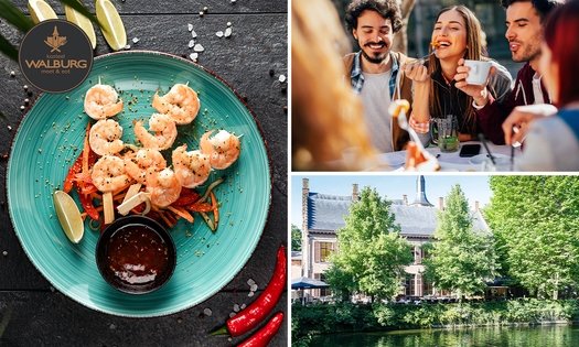 3-gangendiner à la carte bij Kasteel Walburg