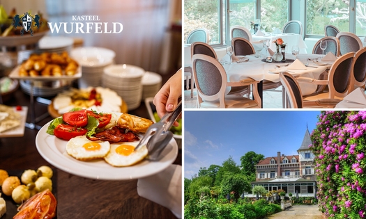 Ontbijtbuffet bij Kasteel Wurfeld in Maaseik
