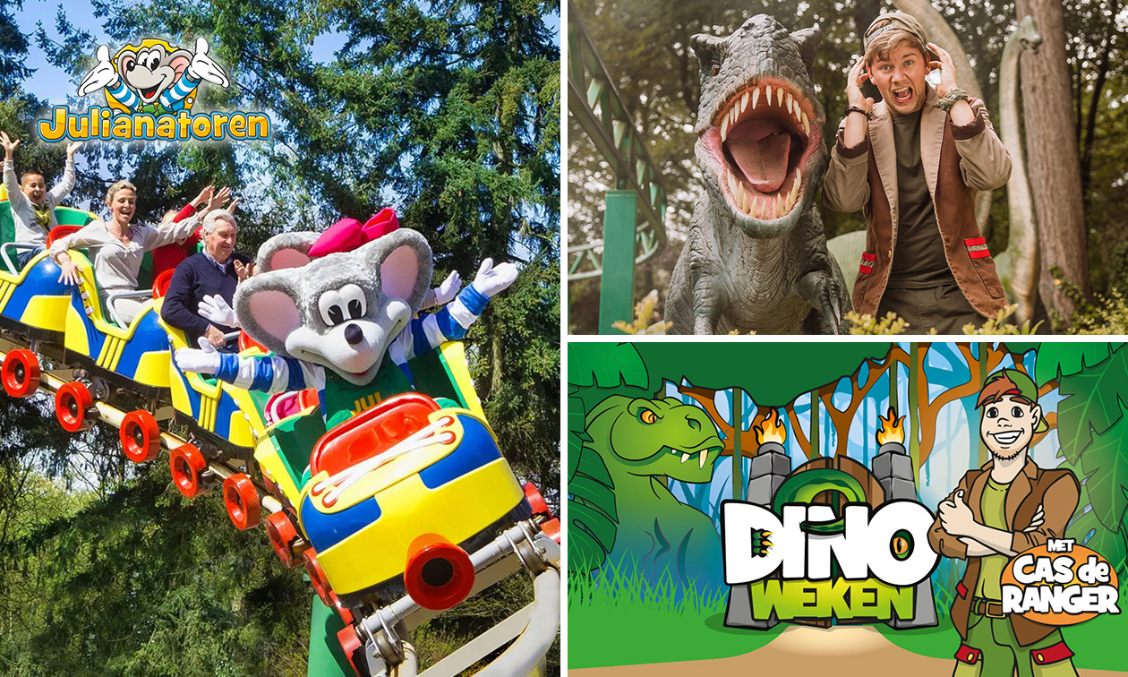 Dinoweken bij Kinderpretpark Julianatoren