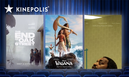 Ticket de cinéma pour Kinepolis en Belgique