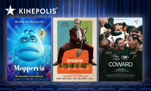 Ticket de cinéma pour Kinepolis en Belgique