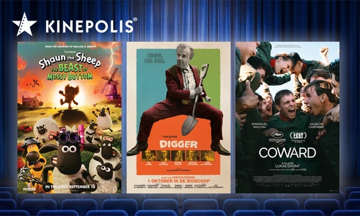 Ticket de cinéma pour Kinepolis en Belgique