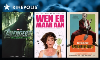 1-persoonsticket + popcorn of familieticket bij Kinepolis