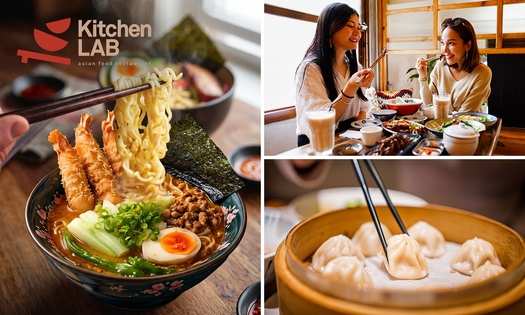 2-gangen ramenlunch of -diner bij Kitchen LAB