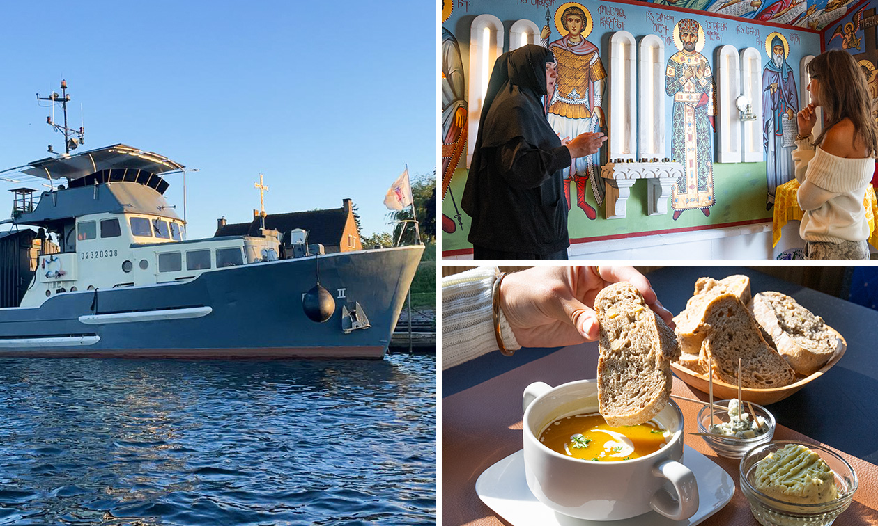 Overnachting voor 2 + rondleiding Kloosterschip + diner