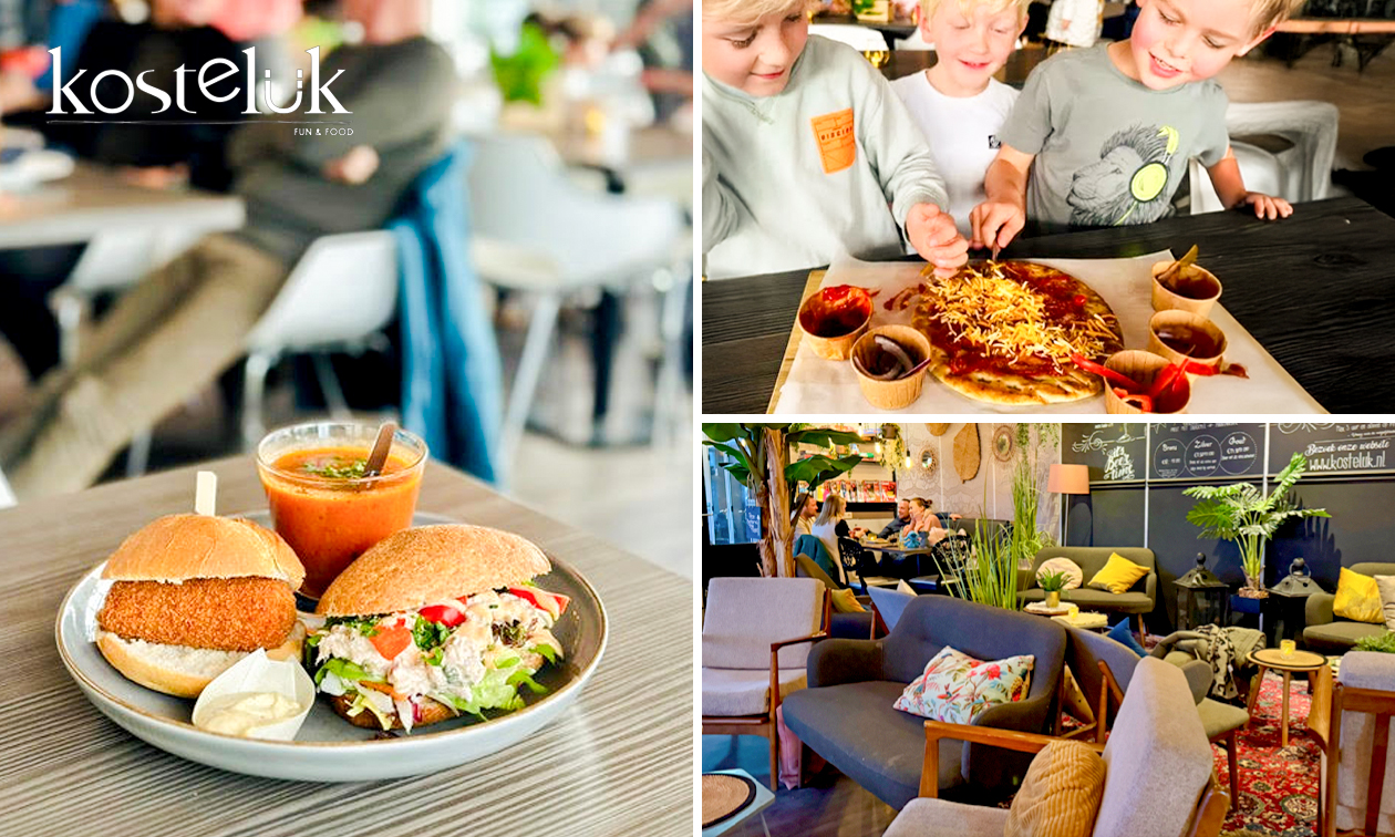 12-uurtje of eigen pizza maken + limonade en ijs voor kinderen bij Kosteluk