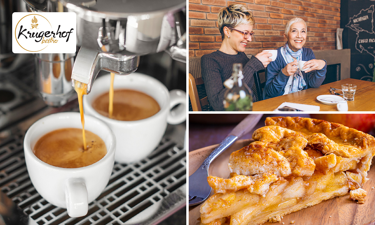 Koffie + lekkernij bij Krugerhof
