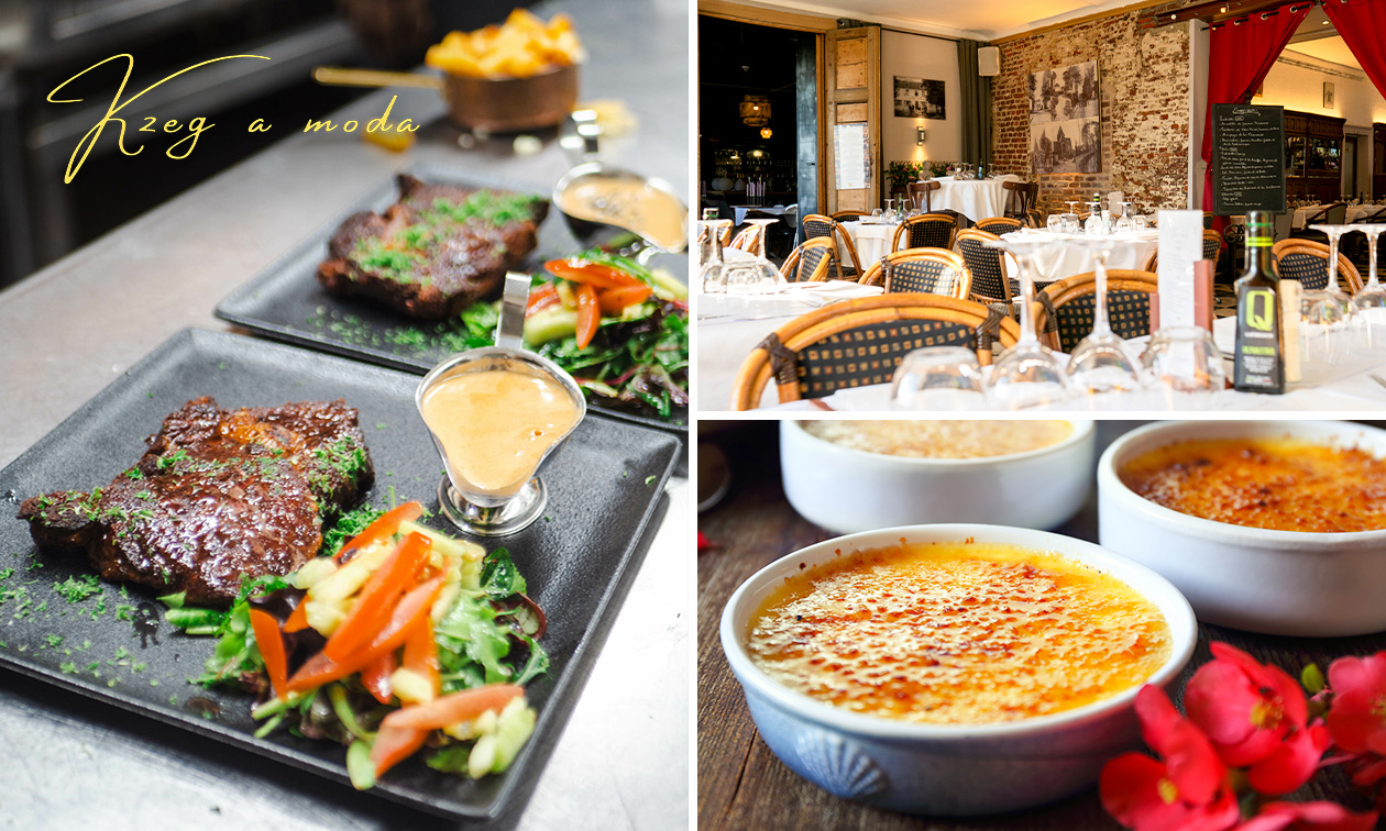 Menu en 3 services à la carte près de Bruxelles