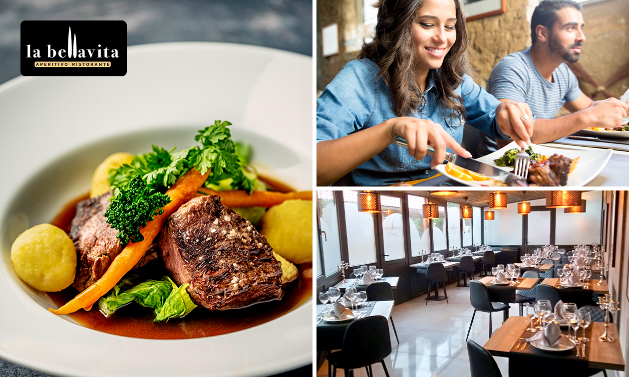 Menu en 2 ou 3 services à la carte près de Charleroi