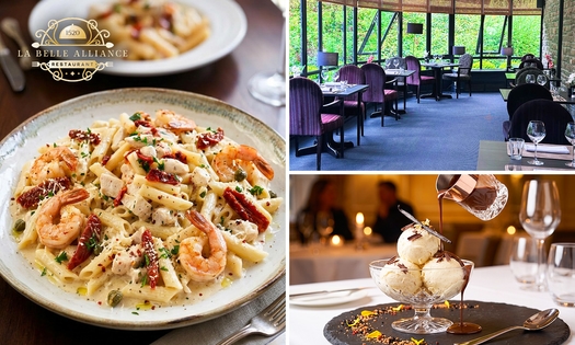 Menu en 2 ou 3 services à la carte au cœur des Ardennes