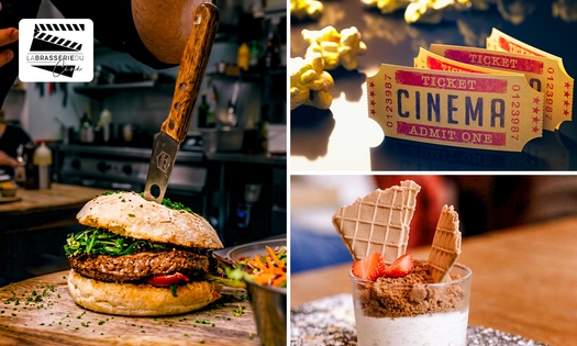 Menu en 2 ou 3 services au choix ou menu cinéma en 2 services + ticket à Verviers