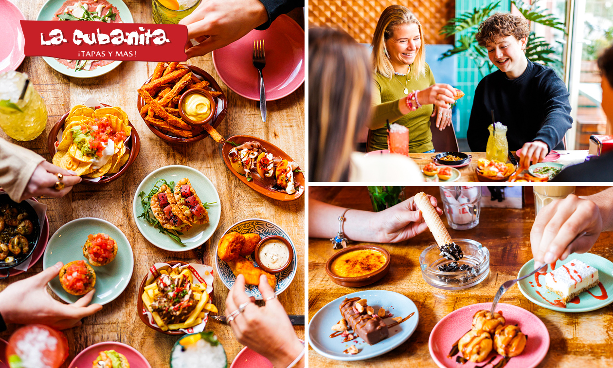 Onbeperkt tapas, drankjes en desserts bij La Cubanita in Arnhem
