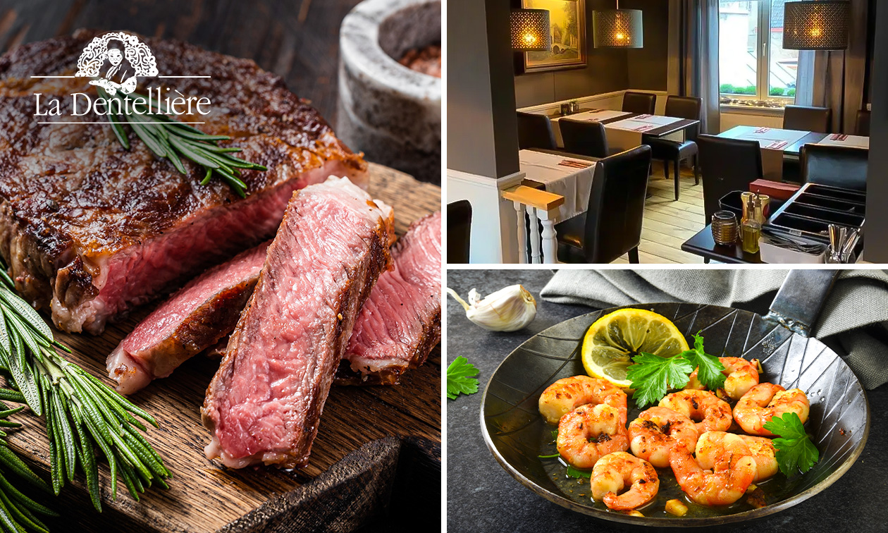 2- of 3-gangenlunch of -diner à la carte in hartje Brugge