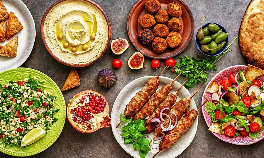 Menu grec en 3 services au choix au restaurant La Grillade au coeur de Mons