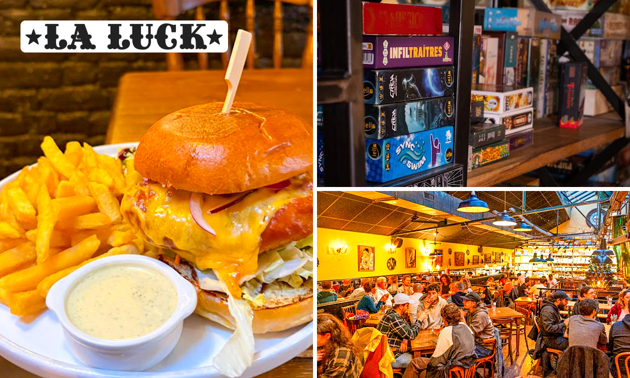 Menu en 2 services à la carte + jeux de sociétés à Bruxelles