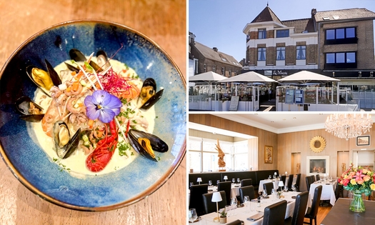 3-gangen keuzelunch of -diner bij La Marée Nieuwpoort