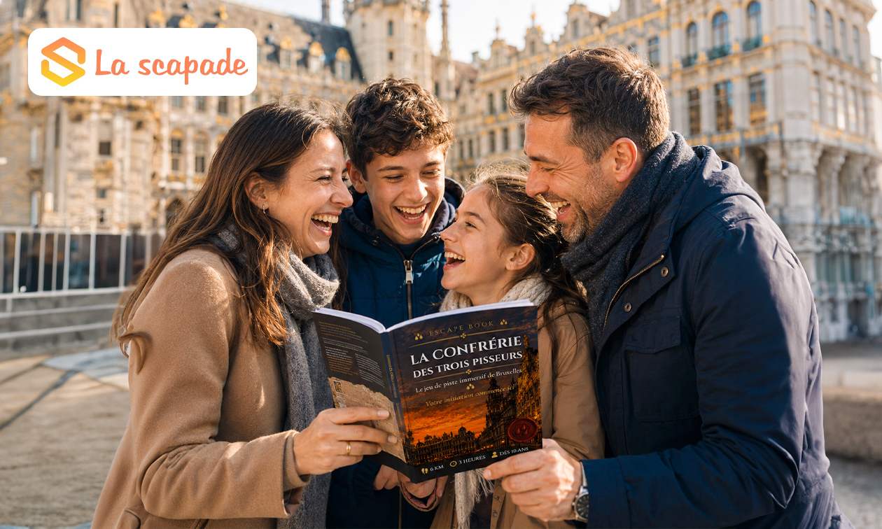 Escape game urbain (1 à 8 pers.) au cœur de Bruxelles