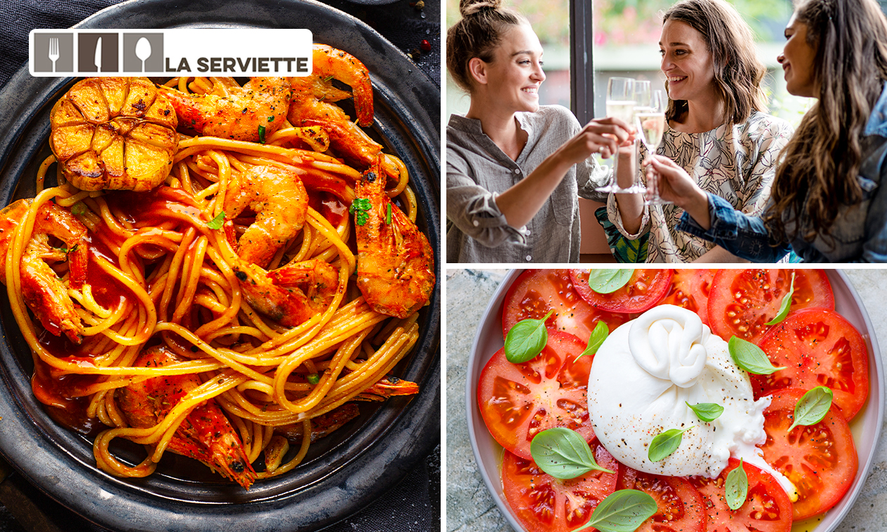 3-gangendiner à la carte bij La Serviette