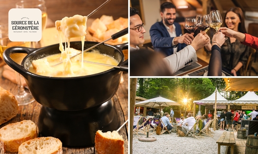 Fondue savoyarde ou menu en 2 ou 3 services à la carte près de Spa