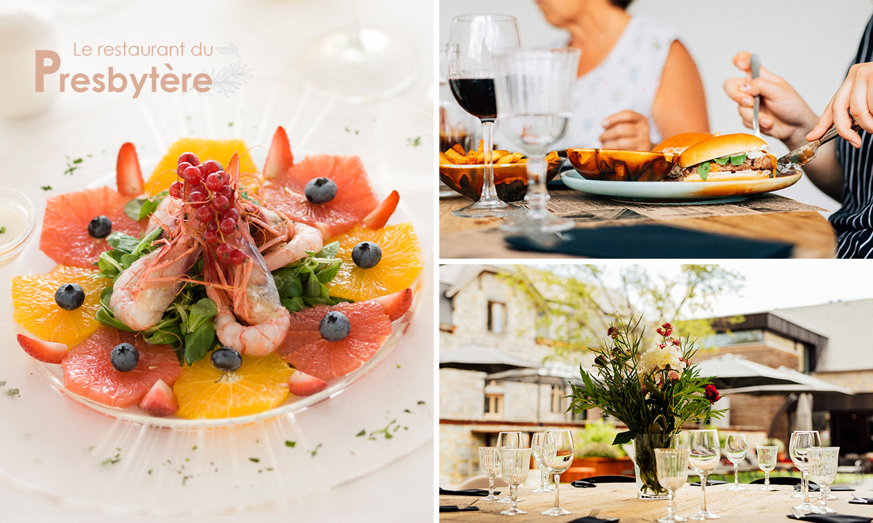 Menu en 2 ou 3 services au choix