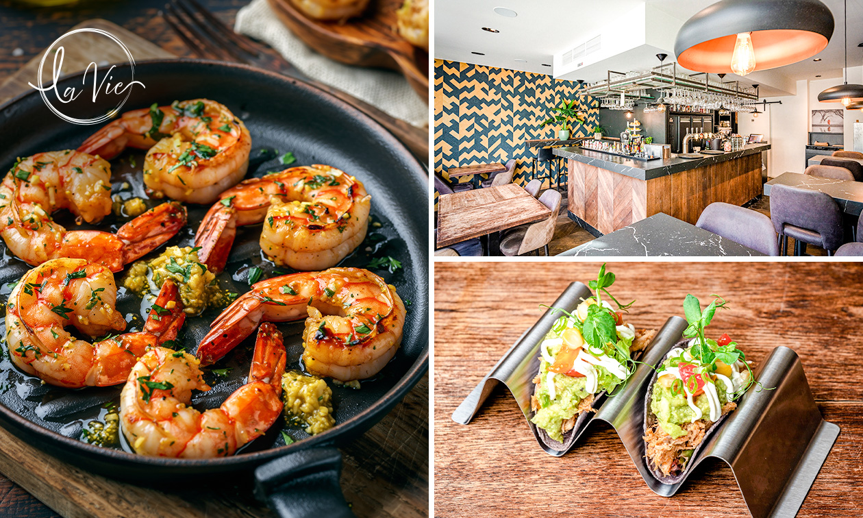 2-gangen keuzelunch of -diner + bijgerecht bij La Vie