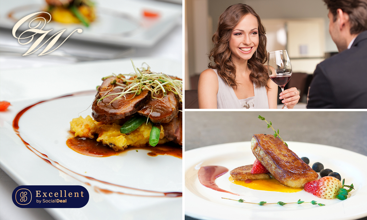 Gastronomisch 5- of 6-gangendiner of -lunch bij La Villa Du Hautsart