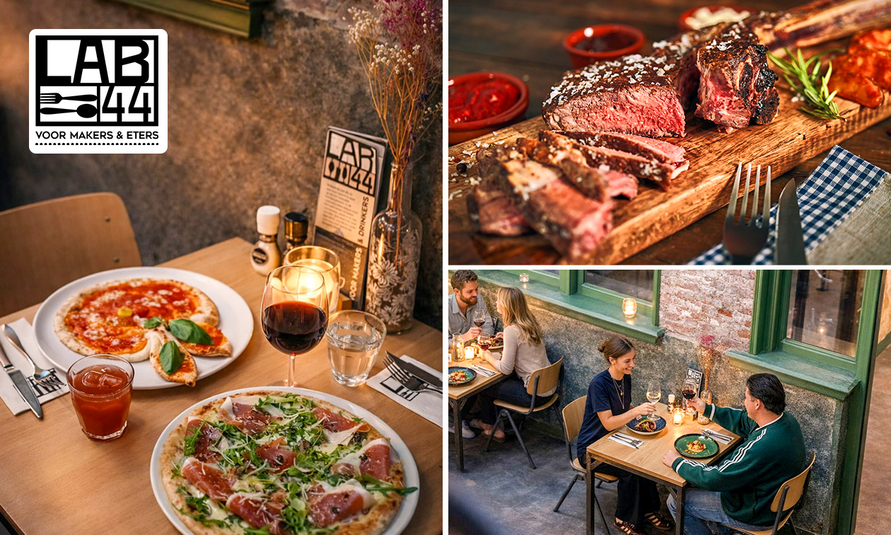 Italiaans 3-gangen shared dining-diner