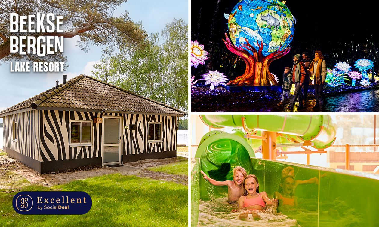 Weekend of midweek (5-6 personen) bij Lake Resort Beekse Bergen