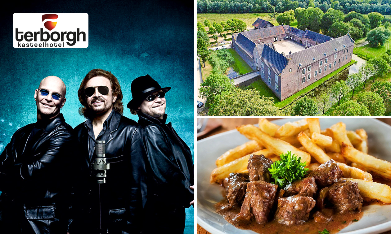 Entreeticket Bee Gees Tribute + 2-gangendiner + drankje bij Landgoed Kasteel Terborgh