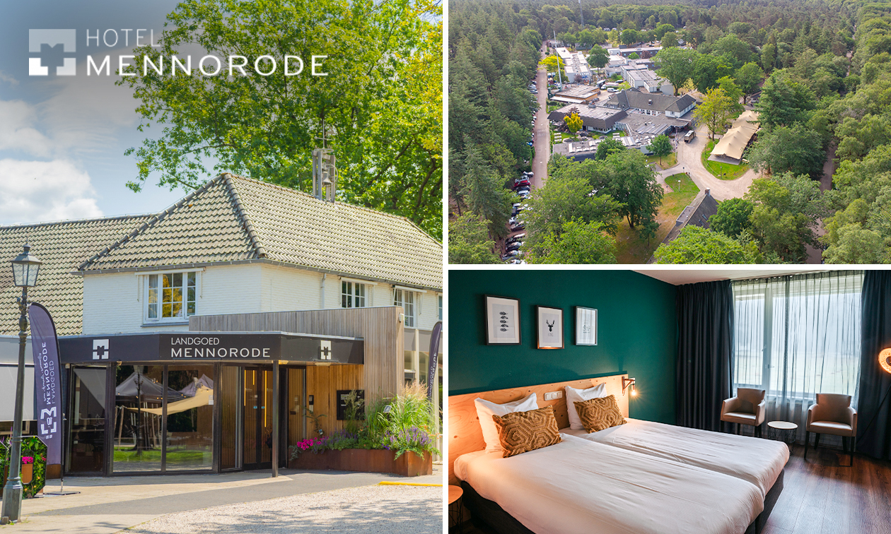 Overnachting voor 2 + evt. ontbijt op de Veluwe