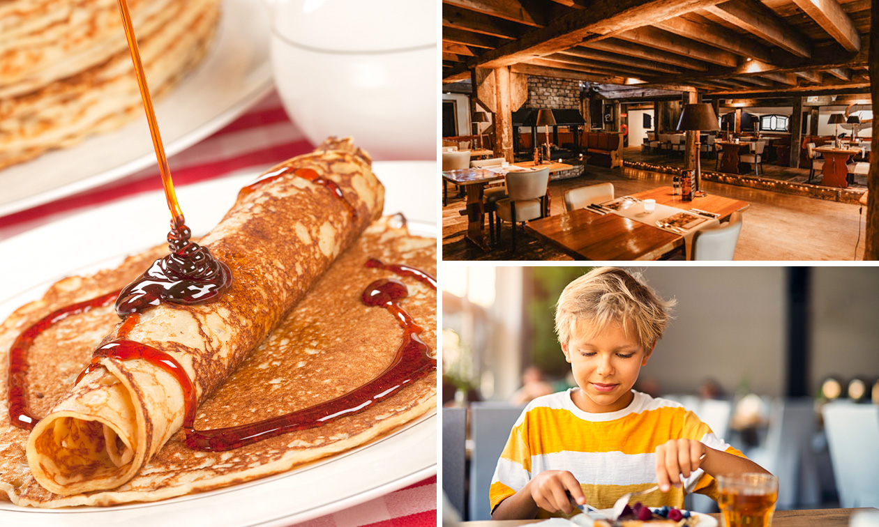 Onbeperkt pannenkoeken (zonder tijdslimiet)