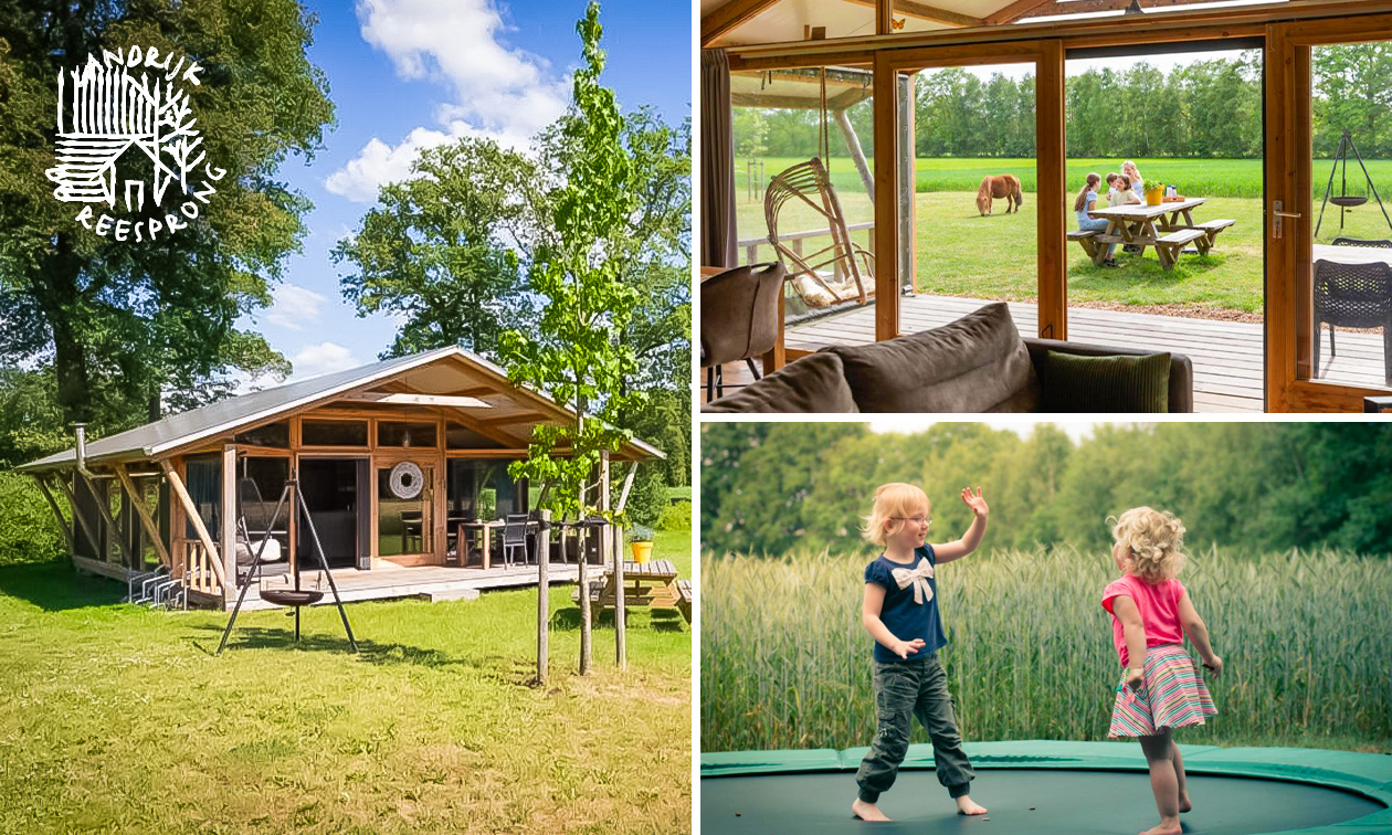2 of 4 overnachtingen voor 2 tot 5 in de Twentse natuur