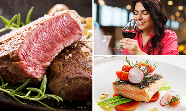 Menu culinaire 3 services au choix