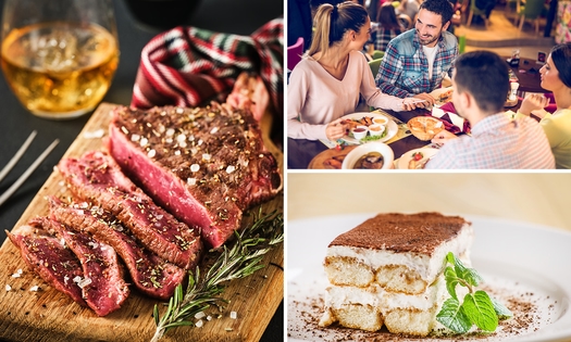 Menu en 2 ou 3 services à la carte à Valenciennes