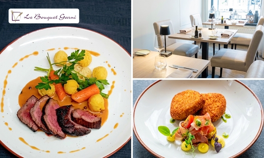 3-gangenlunch of -diner bij Le Bouquet Garni
