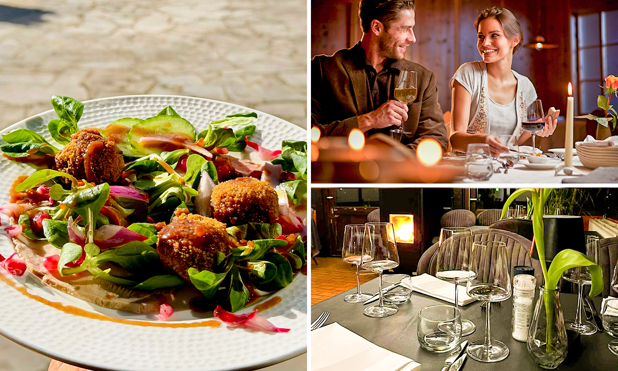 Menu du mois en 3 services cau Chalet à Blégny