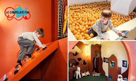 Entrée (2h) pour enfant + évtl. adulte au parc de jeu intérieur près de Lille
