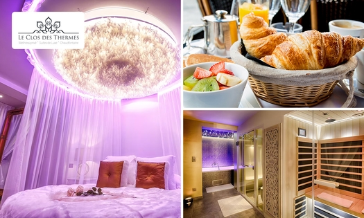 Overnachting voor 2 personen + champagne + ontbijt + late check-out en meer in Chaudfontaine