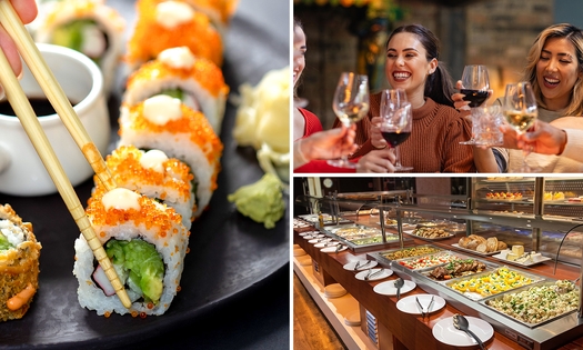 Buffet à volonté avec boissons illimitées au restaurant Le Global
