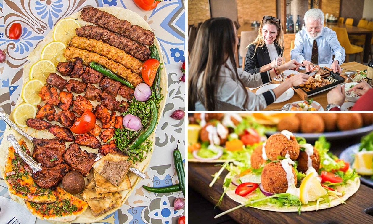 Mixed grill 3-gangenlunch of -diner + koffie of thee + drankje naar keuze in Brussel