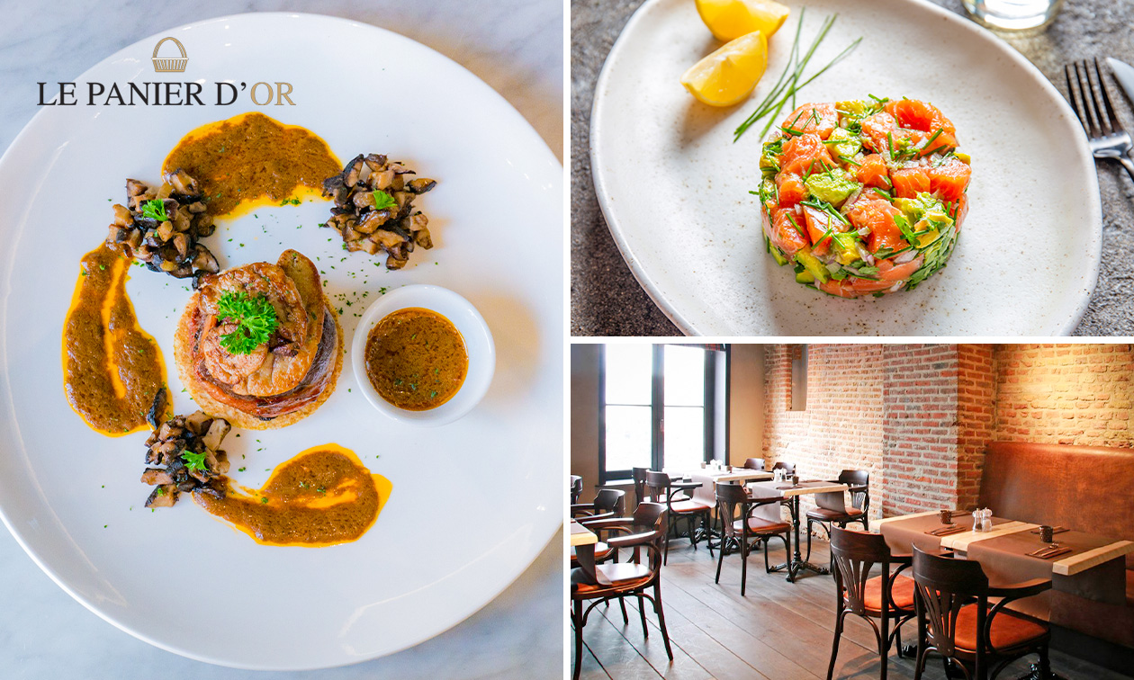 2- of 3-gangendiner à la carte bij Le Panier D'Or
