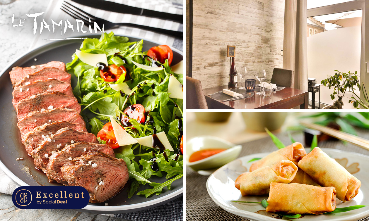 Menu en 3 services au choix + apéritif ou mocktail maison près de Namur