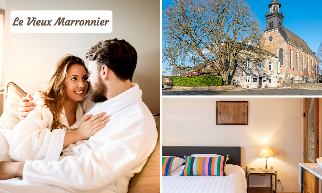 Nuit pour 2, 4 ou 5 + petit-déjeuner au Vieux Marronnier