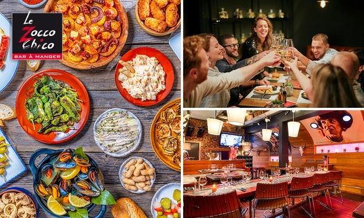 Menu tapas au choix en plein coeur du Carré de Liège