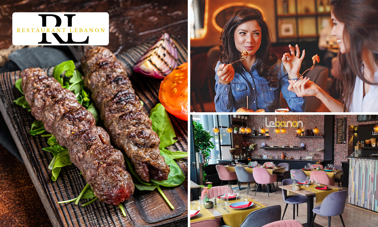 Libanees diner of lunch + drankje + koffie of thee in Ukkel