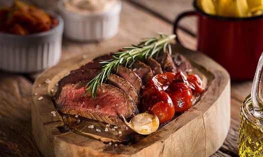Menu en 4 services à L'Écu de France