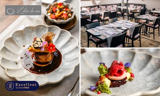 Menu découverte en 4, 5 ou 6 services + dégustation du chef